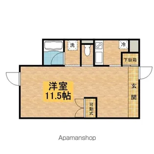 東京都三鷹市上連雀2丁目【マンション】の間取り