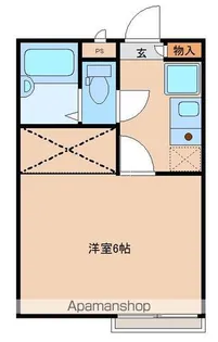 BLOSSOM【203号室】の間取り
