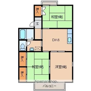 エヤナ蔵2【1階】の間取り