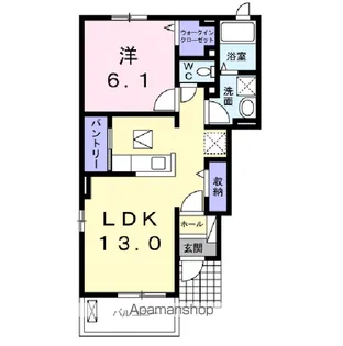 クレア【1階】の間取り