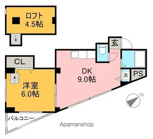 サンブリッジ・アベニュー【4階】の間取り