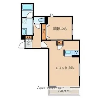 ファイブシャイン【2階】の間取り