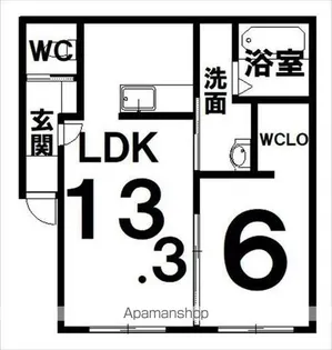 NK21.5【102号室】の間取り