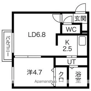 Luna Plaza KOTONI【3階】の間取り