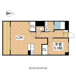 センチュリー栄【5階】の間取り