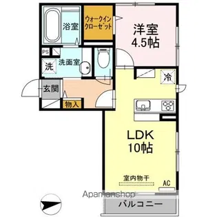 リヴェール コート【3階】の間取り