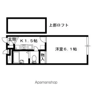 レオパレスウエストサイド【1階】の間取り