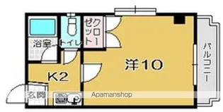 ソーラー館【401号室】の間取り