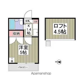 トレニア【2階】の間取り