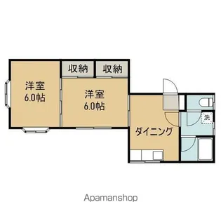 メゾン緑ヶ丘【201号室】の間取り