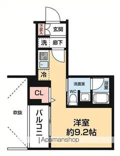 AZEST阪東橋Ⅱ【502号室号室】の間取り