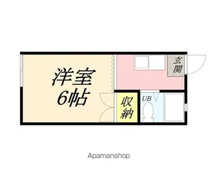 ハイツ松【2階】の間取り