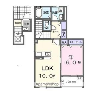グランドール【2階】の間取り