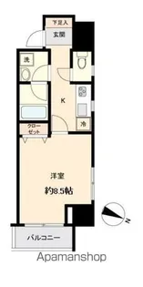 KDX定禅寺通レジデンス【8階】の間取り