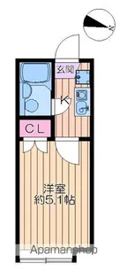 ベルウィング北綾瀬D【1階】の間取り