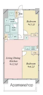 レジディア南千住【9階】の間取り