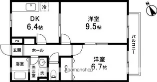 埼玉県狭山市狭山【アパート】の間取り
