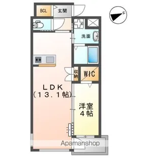桜花ハイツ【205号室】の間取り