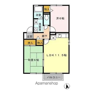 ミキハウス C棟【2階】の間取り