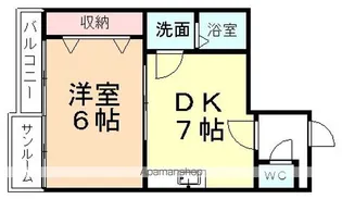 HANAハイツ【306号室】の間取り