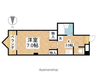 サンシャイン鶴舞【203号室】の間取り