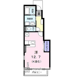 プレッソエコー Ⅴ【1階】の間取り