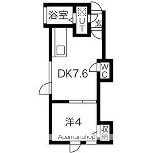 フラットJ白石本通C棟【3階】の間取り
