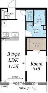 リブリ・メゾン F2【1階】の間取り