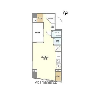 テラス八丁堀【3階】の間取り