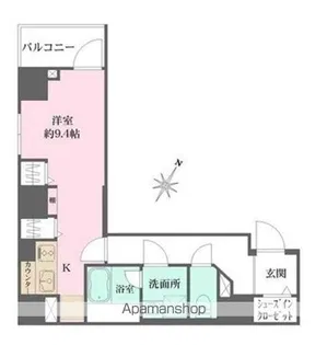 WHARF文京茗荷谷【2階】の間取り