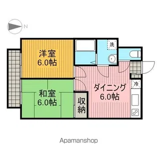 エーデルハイム【1階】の間取り