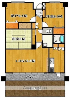 COZY緑が丘【1階】の間取り