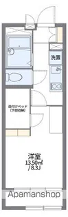 レオパレスカリオストロ【104号室】の間取り