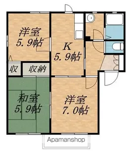 フォーレス・エデン【A101号室】の間取り