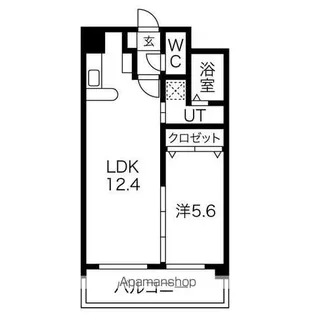 1LDKの間取り画像