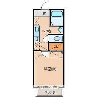 イーストキャッスル【2階】の間取り