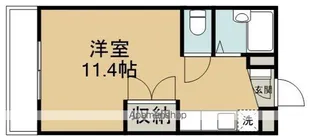 フェリオ毛呂山【5階】の間取り