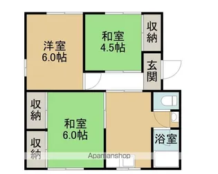 鳥生レジデンス2【3階】の間取り