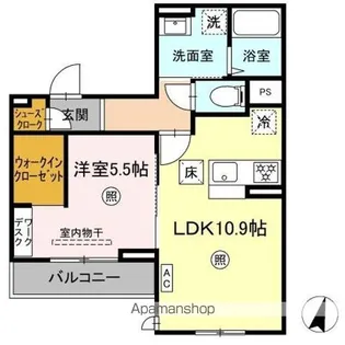 PREMILIFE碩田町【1階】の間取り