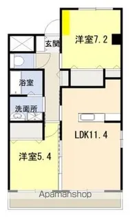 アザレア【1階】の間取り