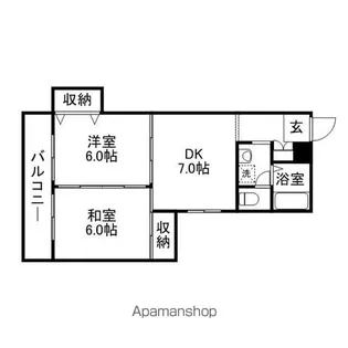 森藤不動産第2ビル【5階】の間取り