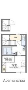 レオパレスミノール【2階】の間取り