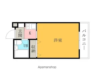 ヴェルナール若松【2階】の間取り
