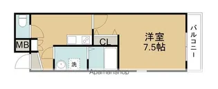 エムズ福原【1階】の間取り