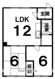 ハイツ髙橋№1【7号室】の間取り
