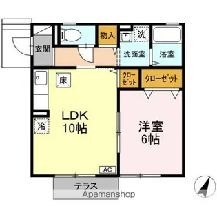 プレミール【1階】の間取り