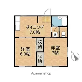 PROVINCE【101号室】の間取り