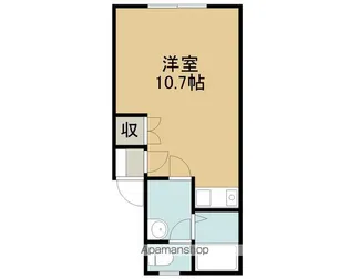 メゾンドフラッシュ五稜郭【1階】の間取り