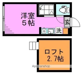 ジャンダルム堀ノ内【1階】の間取り