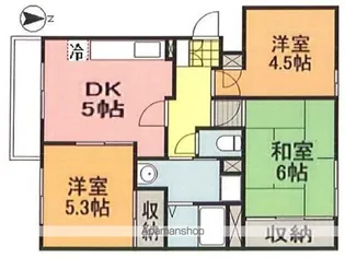 メゾン大西【2階】の間取り